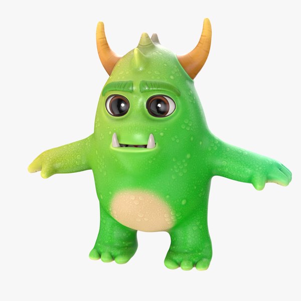 Cartoon Monster 3D model