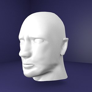 male head 3d model