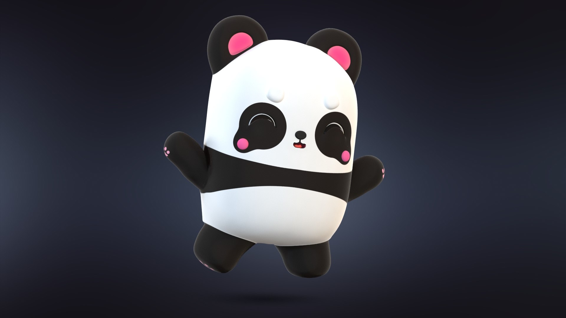 3D cute cartoon panda https://p.turbosquid.com/ts-thumb/CI/118xB2/1cqeBQRi/bear0009/jpg/1600387272/1920x1080/fit_q87/10178b8e66105f88d069d1f648b10f08c0309a52/bear0009.jpg