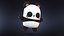 3D cute cartoon panda