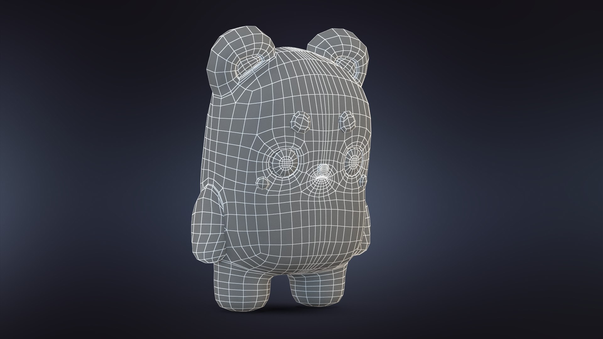 3D cute cartoon panda https://p.turbosquid.com/ts-thumb/CI/118xB2/9QA864rp/bearpanda_mesh0010/jpg/1600387300/1920x1080/fit_q87/d50f7721ff22d9d4a133e4ba4b8b827d48fedd2f/bearpanda_mesh0010.jpg