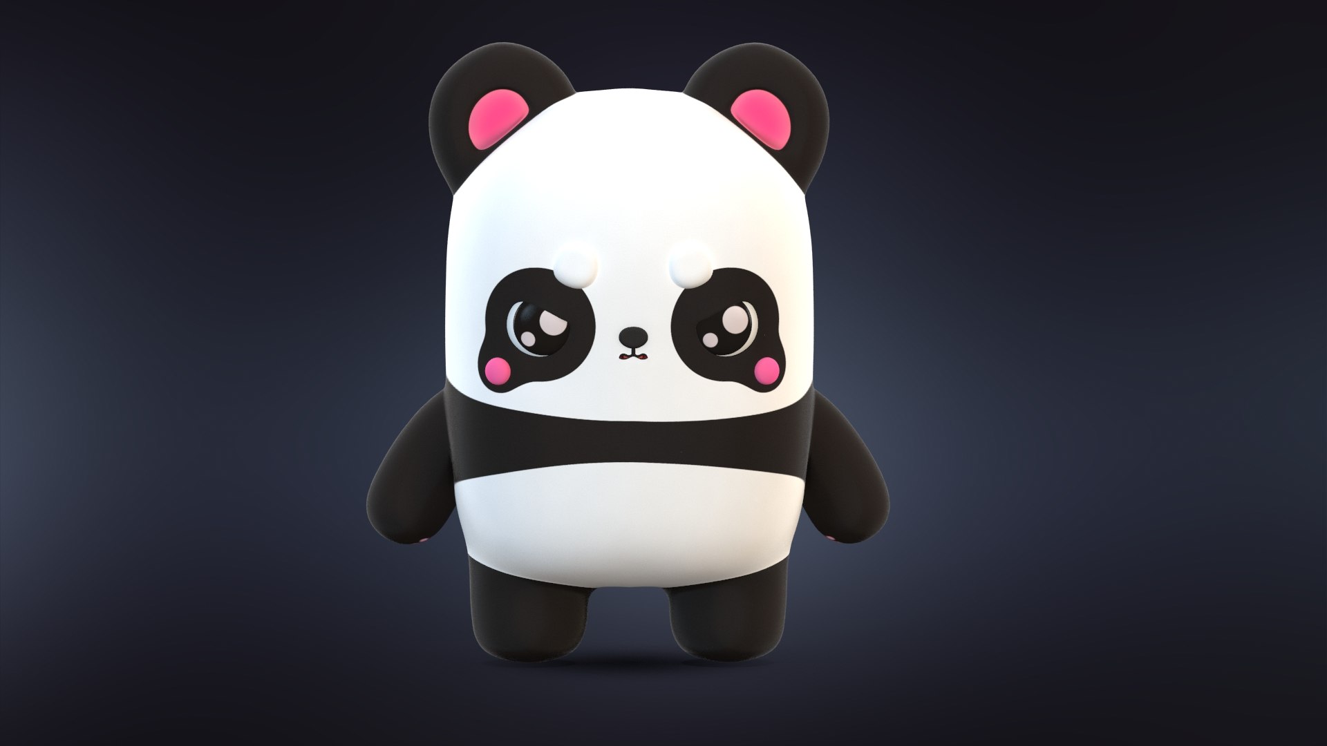 3D cute cartoon panda https://p.turbosquid.com/ts-thumb/CI/118xB2/ApINJy5a/bear0011/jpg/1600387272/1920x1080/fit_q87/cd14f27d654897f173c50e2f7a9c967524cb9f05/bear0011.jpg