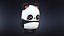 3D cute cartoon panda