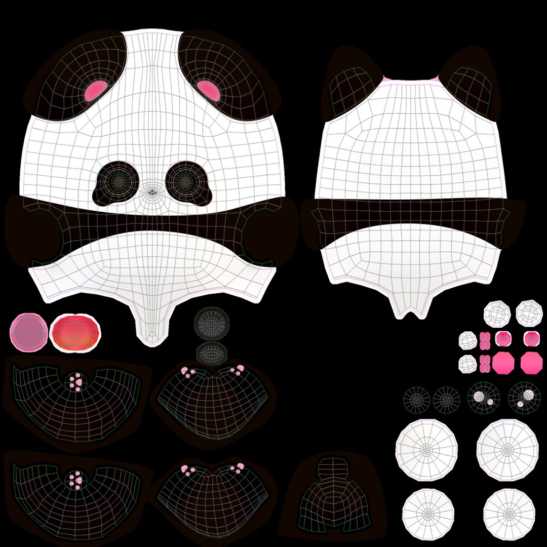 3D cute cartoon panda https://p.turbosquid.com/ts-thumb/CI/118xB2/K3iZncSN/bear_diffusescreen/jpg/1600387300/1920x1080/fit_q87/7f8100db4da1734088500e4a2f1020af2c8b83e8/bear_diffusescreen.jpg