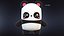 3D cute cartoon panda