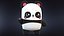3D cute cartoon panda