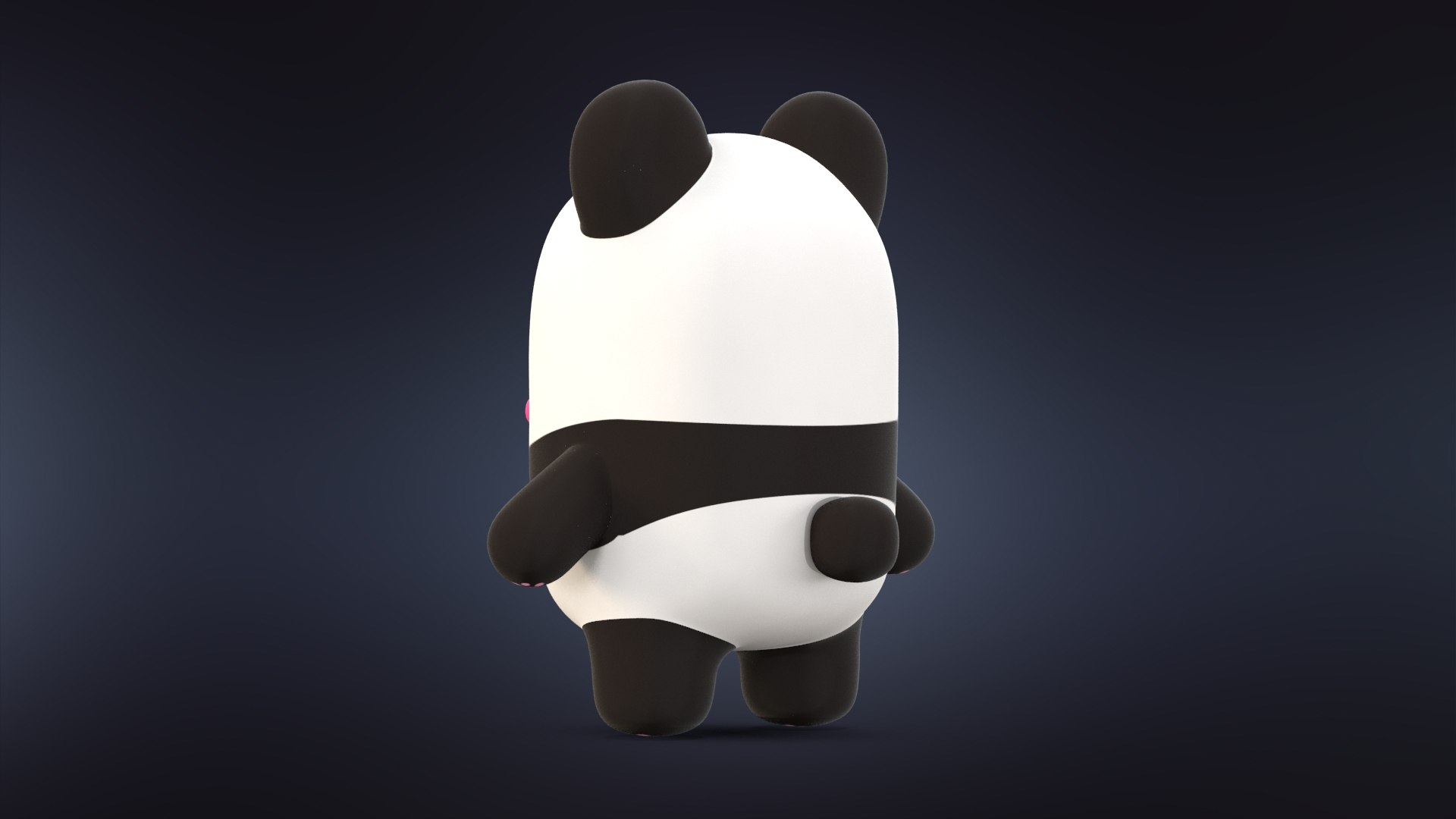 3D cute cartoon panda https://p.turbosquid.com/ts-thumb/CI/118xB2/SVQo5uRT/bear0004/jpg/1600387281/1920x1080/fit_q87/381ef759651b794f372e4e9c8809e356d7e391c3/bear0004.jpg