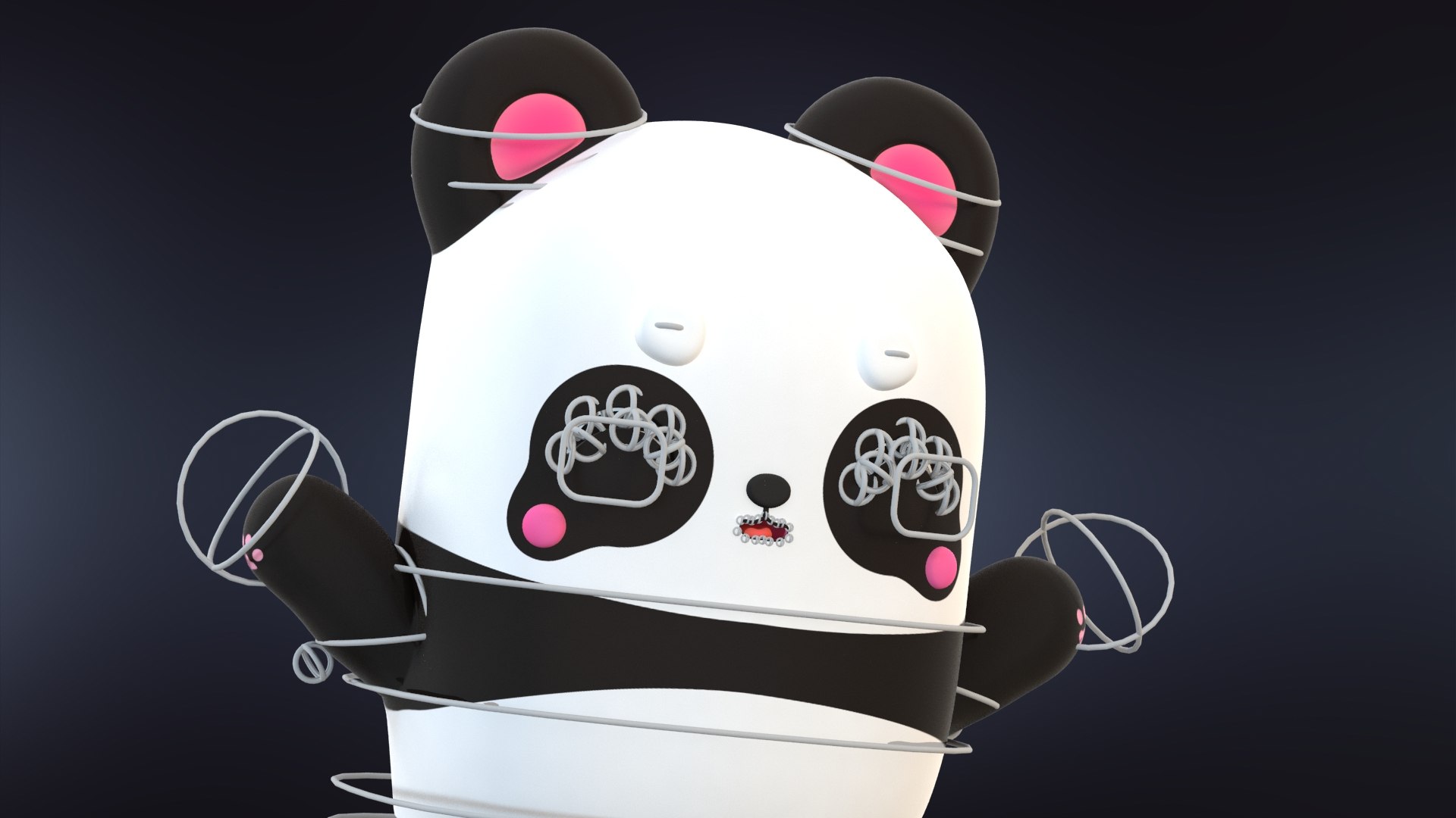 3D cute cartoon panda https://p.turbosquid.com/ts-thumb/CI/118xB2/WKUALz1Y/bearpandarigface/jpg/1600387300/1920x1080/fit_q87/574daed40105d12d2be3e6e5e55168d833bfa0e5/bearpandarigface.jpg