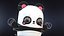 3D cute cartoon panda