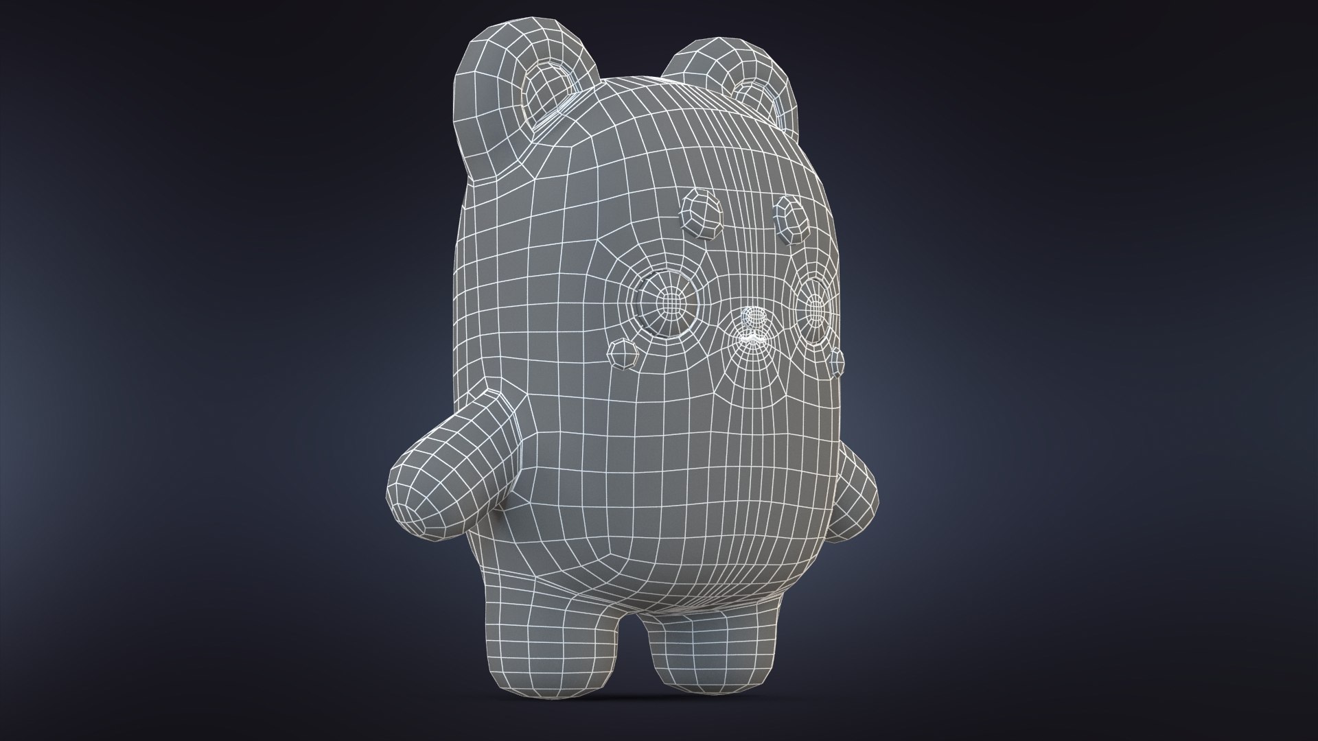 3D cute cartoon panda https://p.turbosquid.com/ts-thumb/CI/118xB2/cULBoSSQ/bearpanda_mesh0001/jpg/1600387300/1920x1080/fit_q87/556a12f9da83178f7ac4d60fe9045b7a6925b7b5/bearpanda_mesh0001.jpg