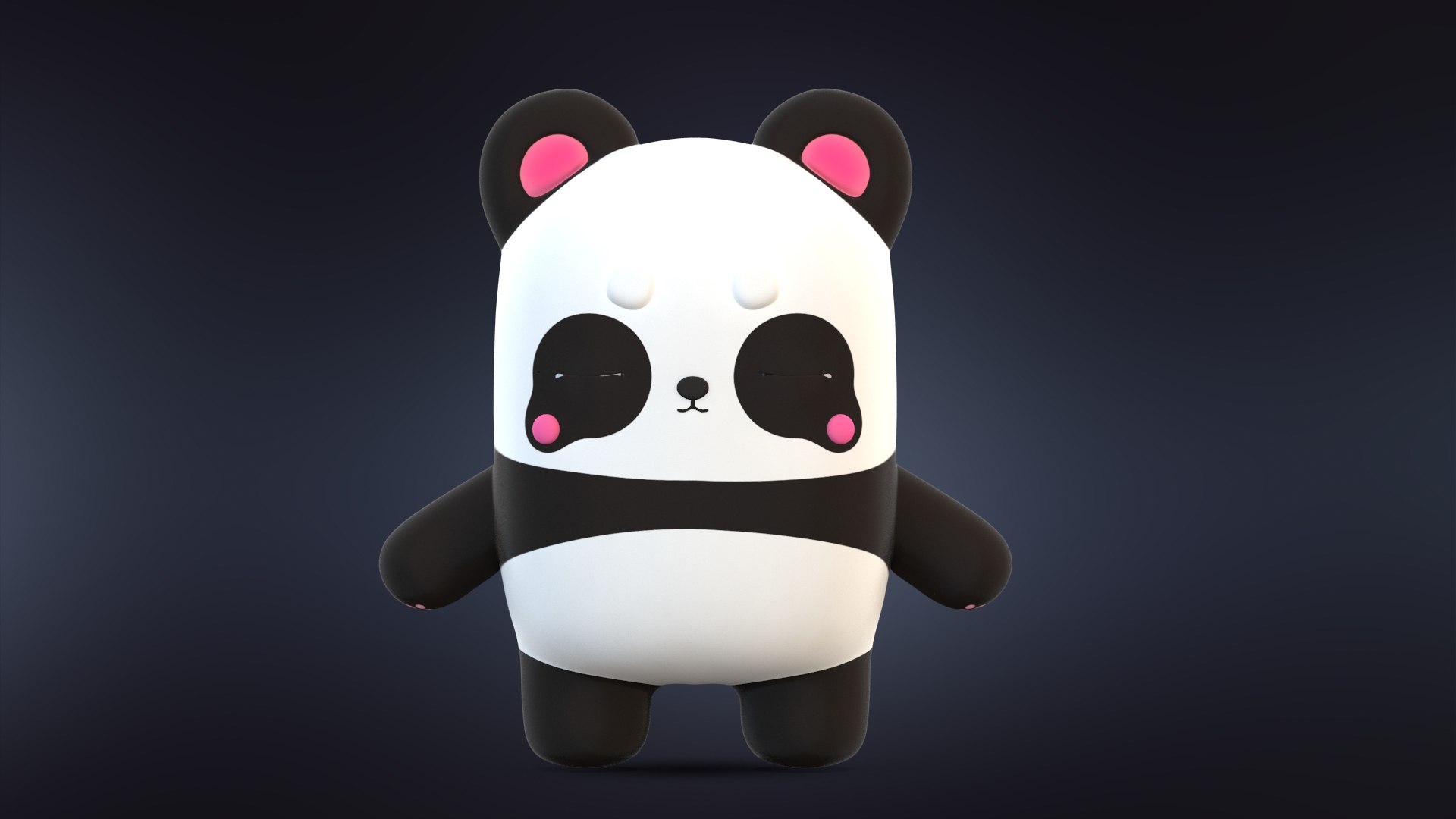 3D cute cartoon panda https://p.turbosquid.com/ts-thumb/CI/118xB2/dett8Gac/bear0014/jpg/1600387272/1920x1080/fit_q87/6c85213bf03e8c02ba43409e3ad061b8fc051dcf/bear0014.jpg