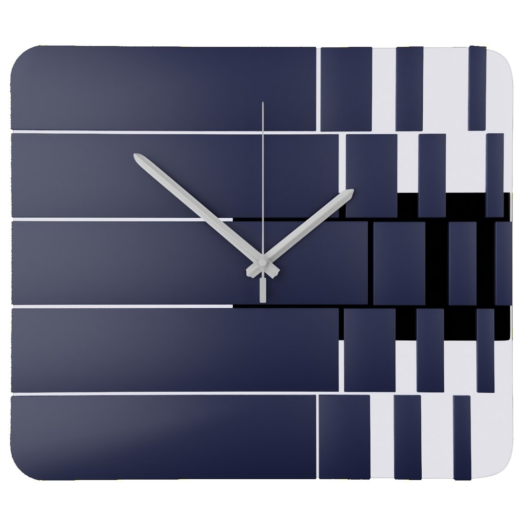3D model Modern realistic 3D wall clock - TurboSquid 2067444