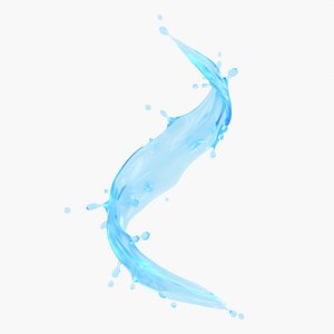 water splash 3D model