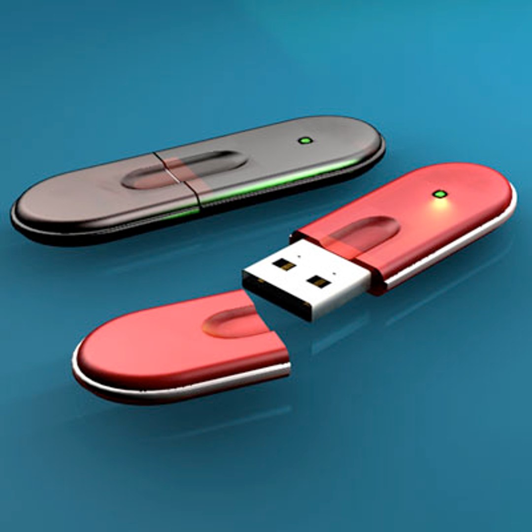 Usb Key 3d 3ds