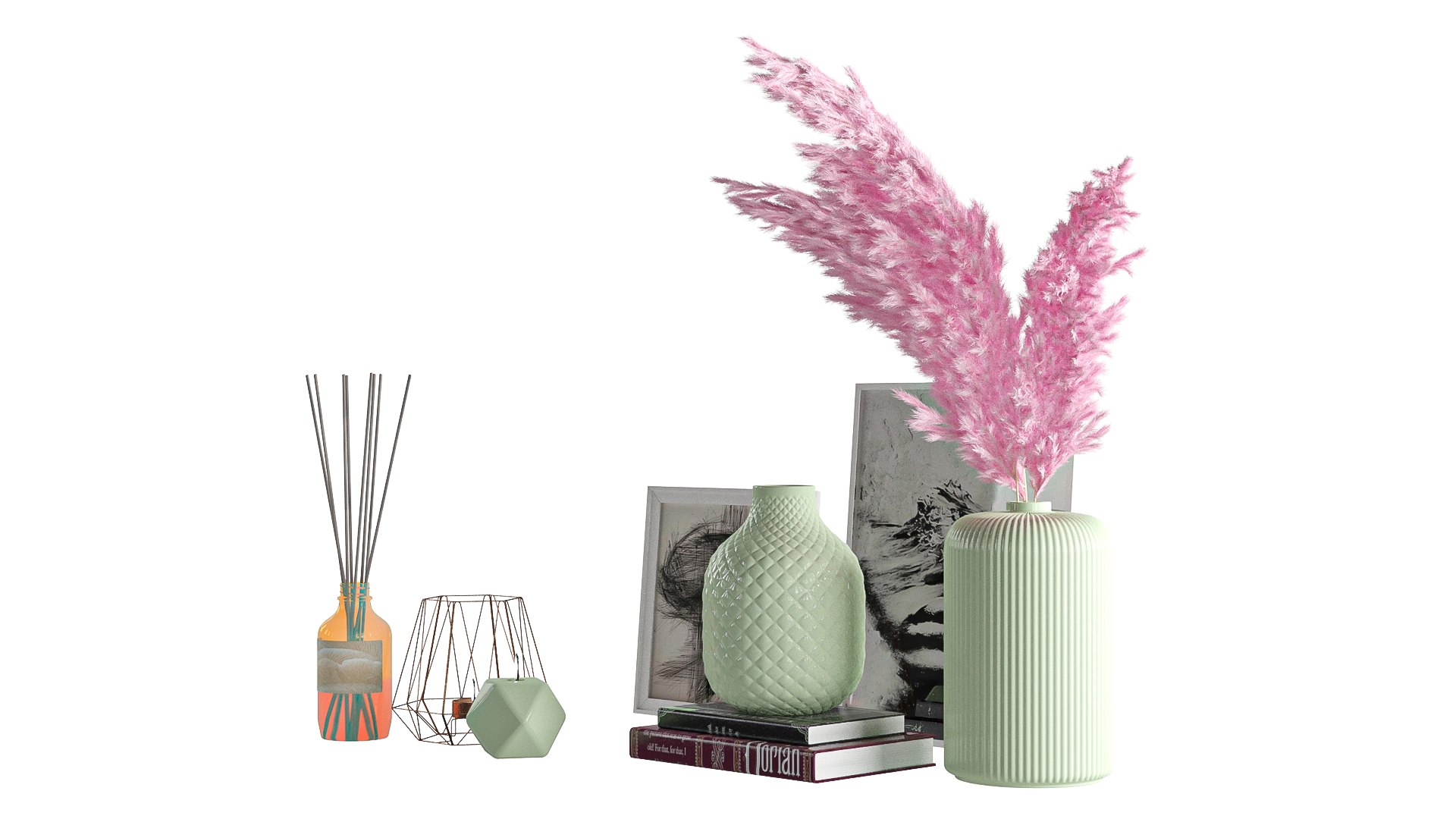 3D model Decorative Set 004 - TurboSquid 2074641