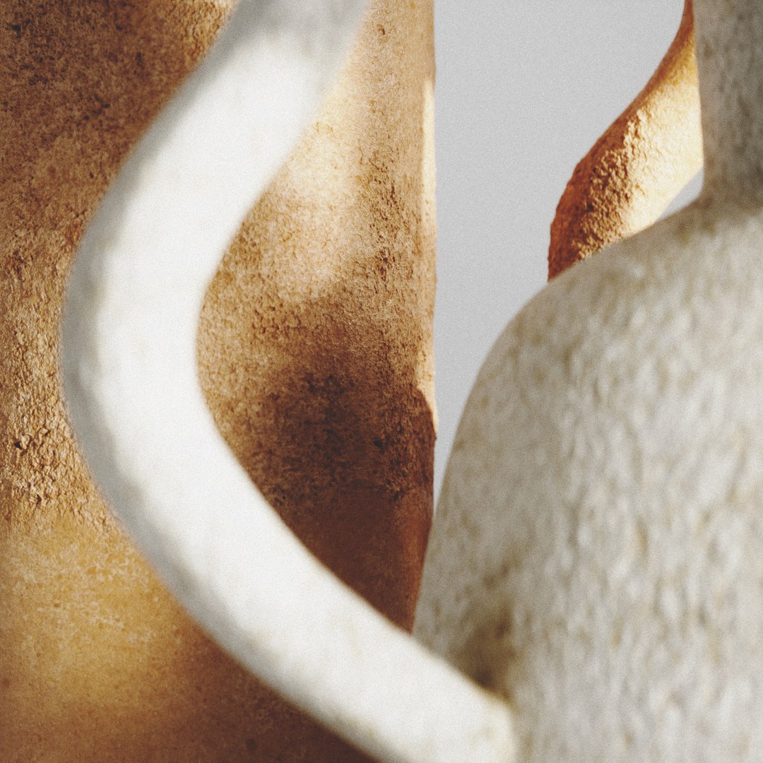 VASES WITH HANDLES by ZARA HOME part 1 model TurboSquid 1740568