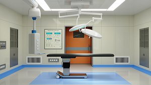 Operating room interior