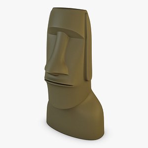 3D Moai Statues V 1 model