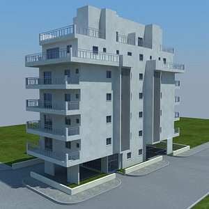 buildings 6 3d model
