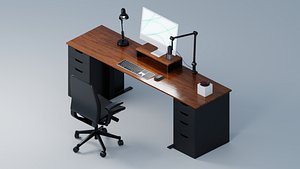 3D Home Office - Starter kit 3D model