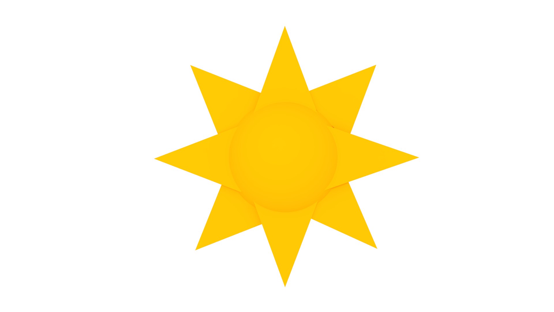 3D model yellow https://p.turbosquid.com/ts-thumb/CI/XSVBdO/krisJE9g/sun_t3/png/1567424099/1920x1080/fit_q87/831cdb12e058757ea44d0a1f39b54e25cfc37c1e/sun_t3.jpg