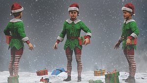 3D Christmas Elf