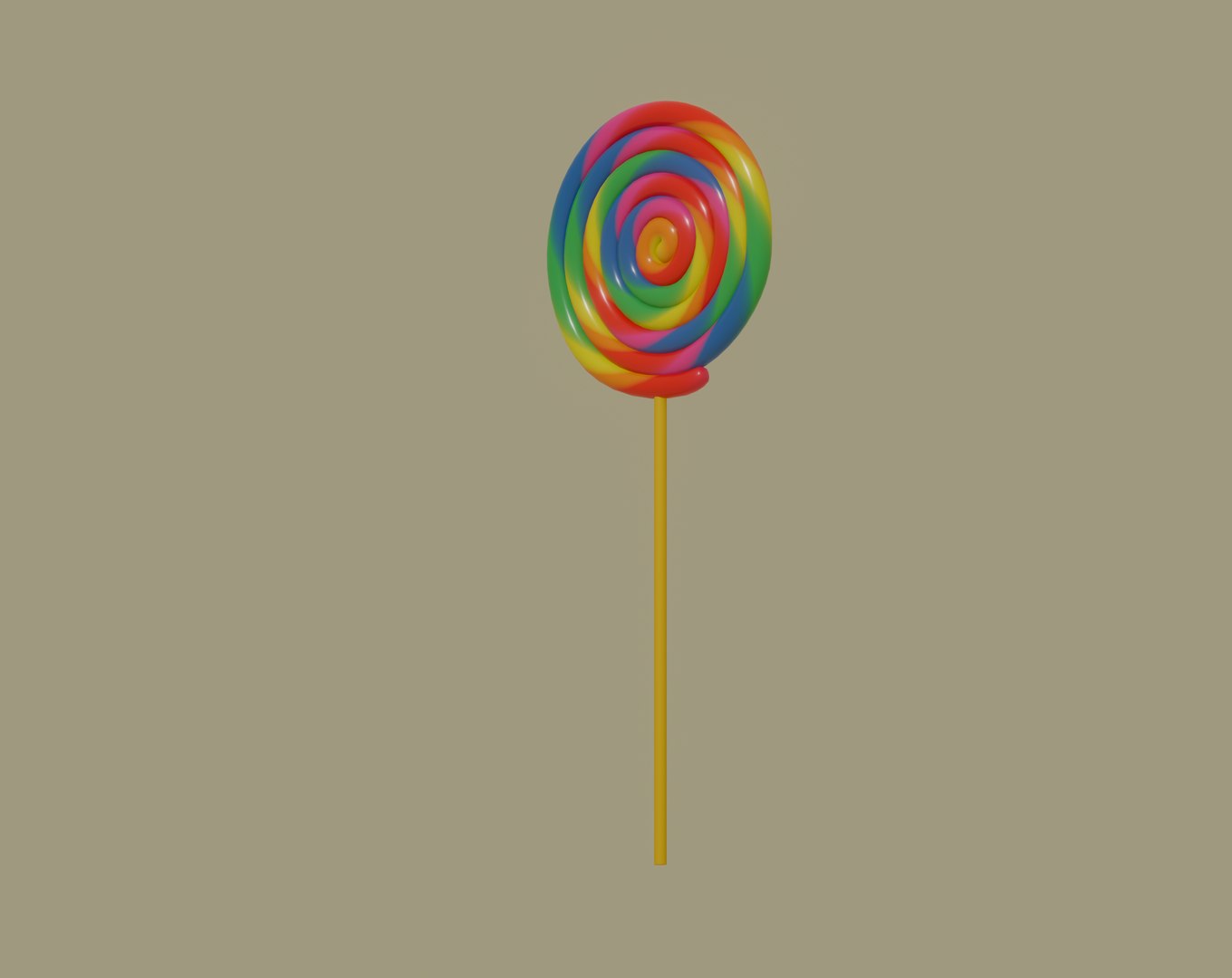 Lollipop 3D Model - TurboSquid 2044843