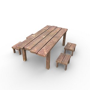 Table and Seat - PBR