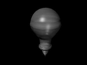 free light bulb 3d model