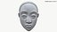 African Mask 009 Textured