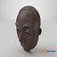 African Mask 009 Textured