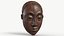 African Mask 009 Textured