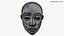 African Mask 009 Textured