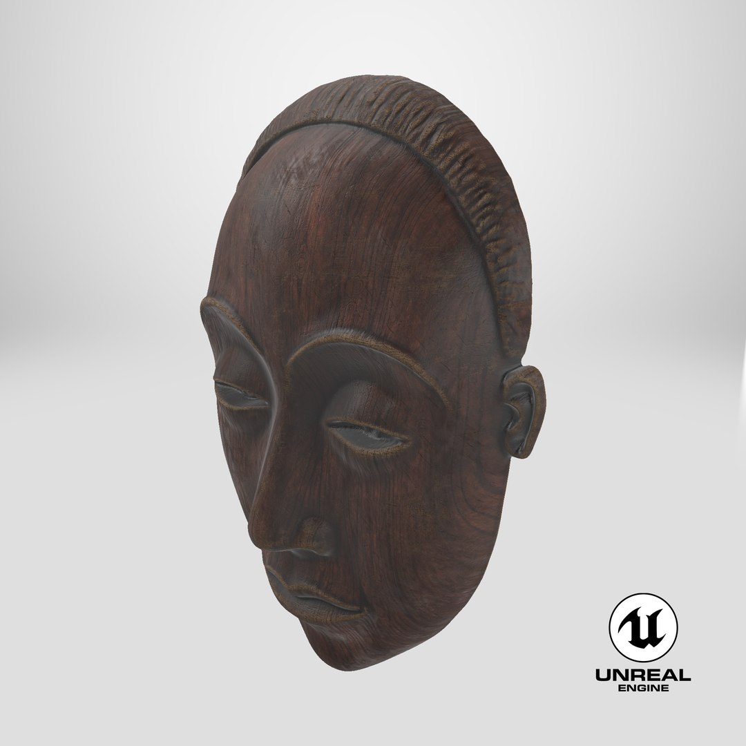 African Mask 009 Textured 3D https://p.turbosquid.com/ts-thumb/CI/kJ4XKi/oj/stemcell_unreal_render/png/1731688957/1920x1080/fit_q87/67045db277a125aab95e76f18ebac4bed0af9508/stemcell_unreal_render.jpg