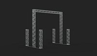 aluminum box truss 02 3D model