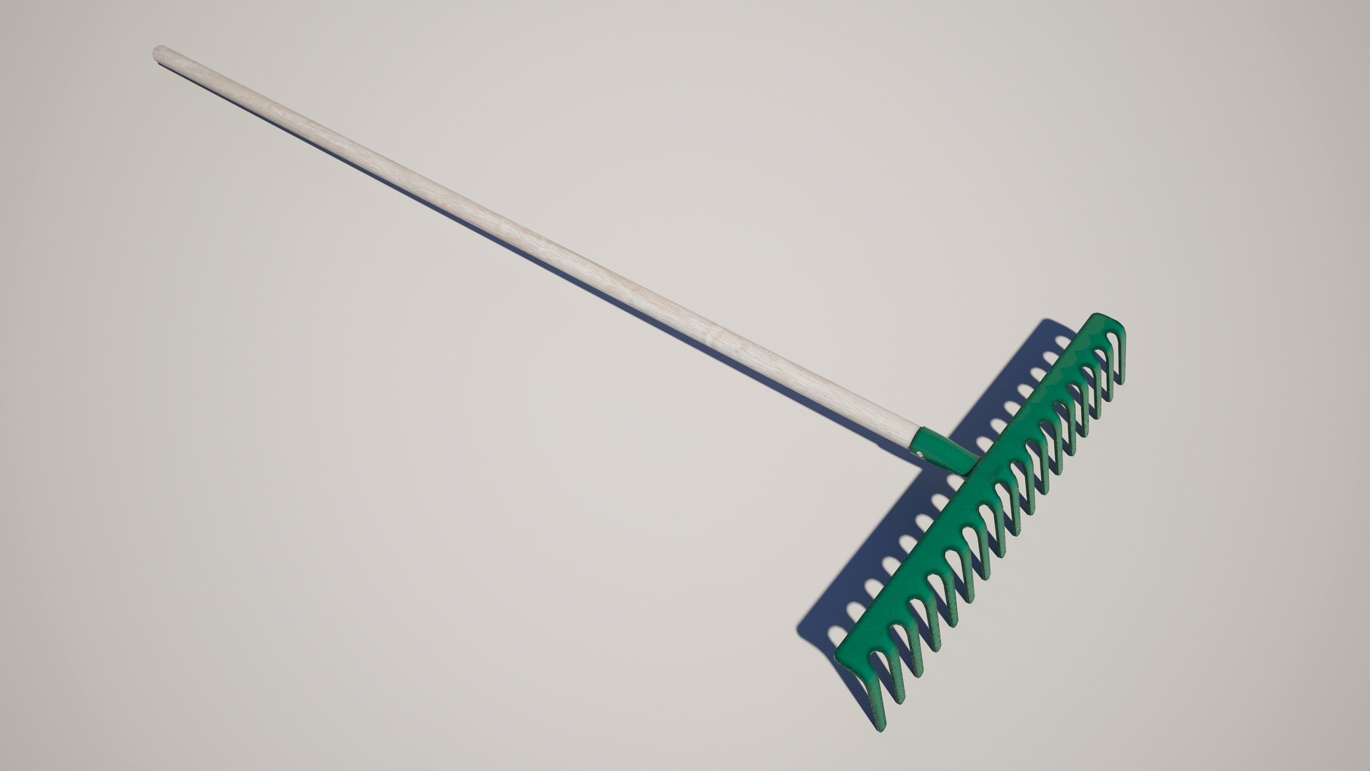 Garden Rake 3D Model - TurboSquid 2534276