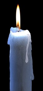 Blue candle