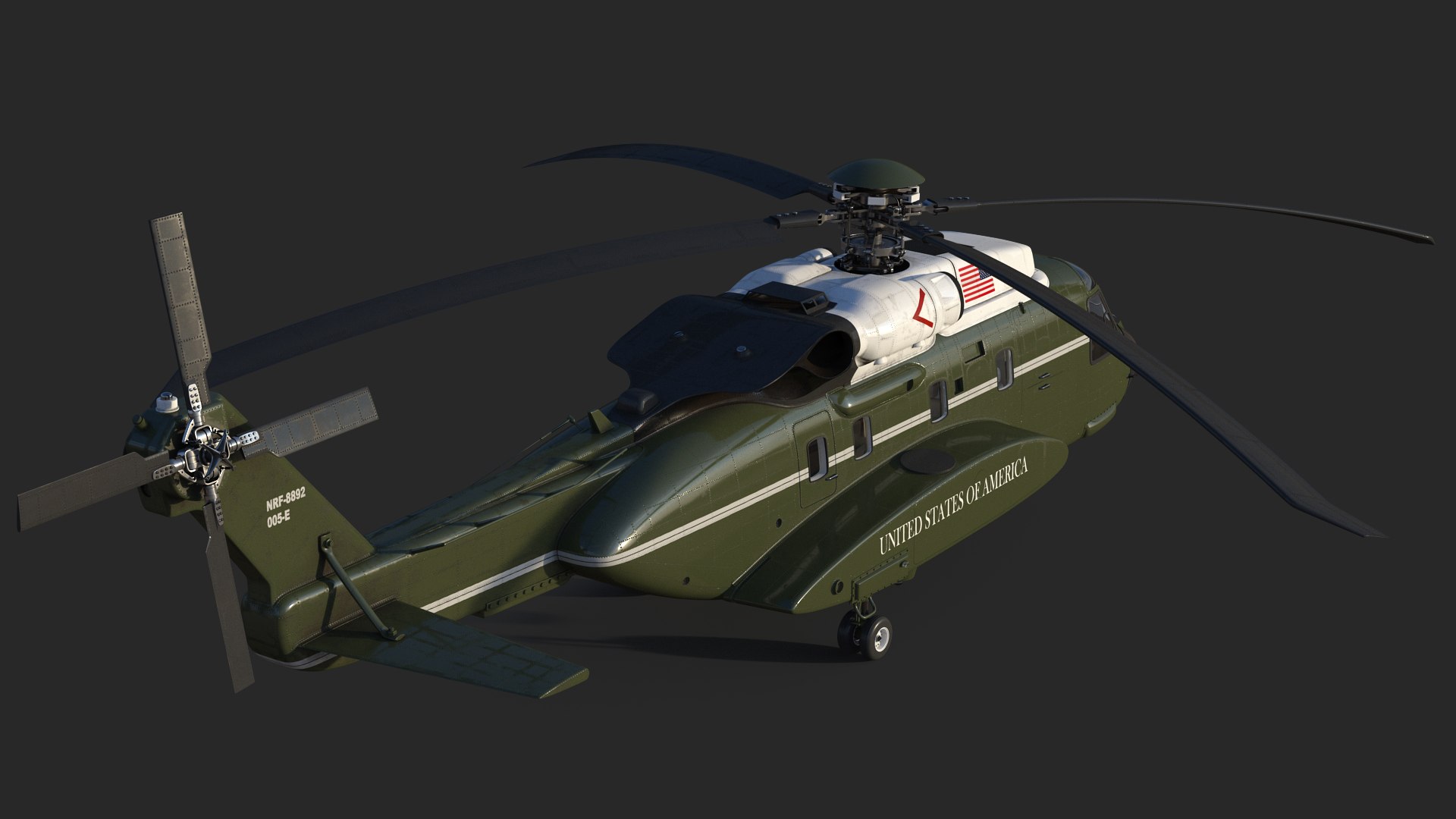 Sikorsky vh-92 marine 3D - TurboSquid 1496506