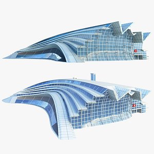 West Kowloon Station Main Terminal - Premium 3D Model