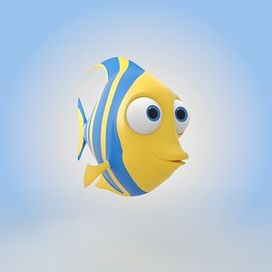 Angelfish 3D model