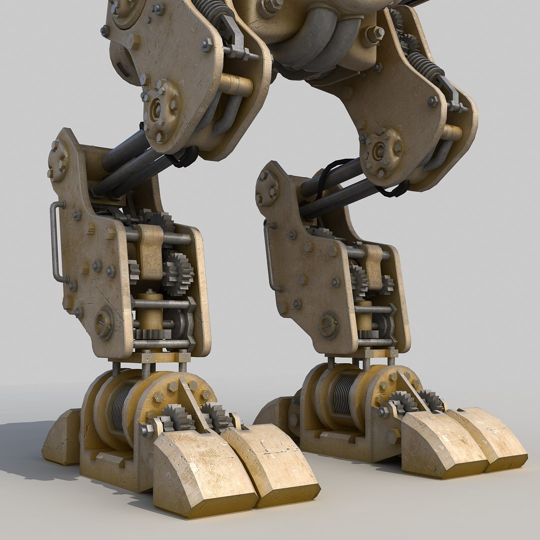 Robot Rigged 3d Model