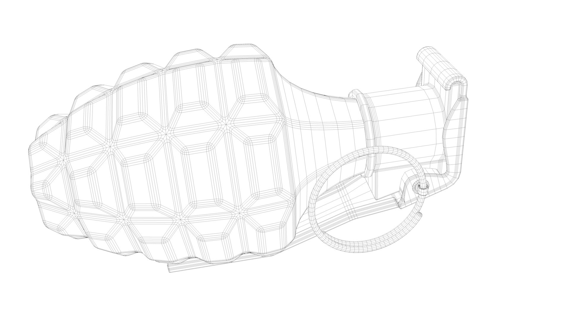 3D Pineapple Grenade TurboSquid 2085741