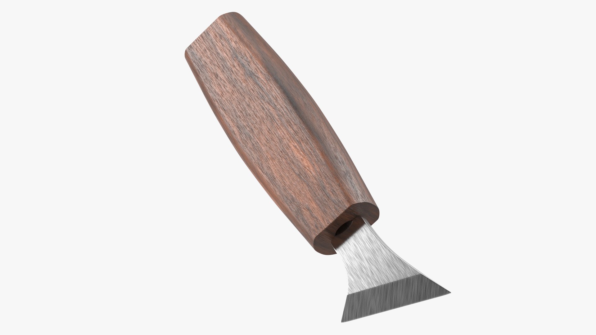 Wood Carving Knife 3D model preview