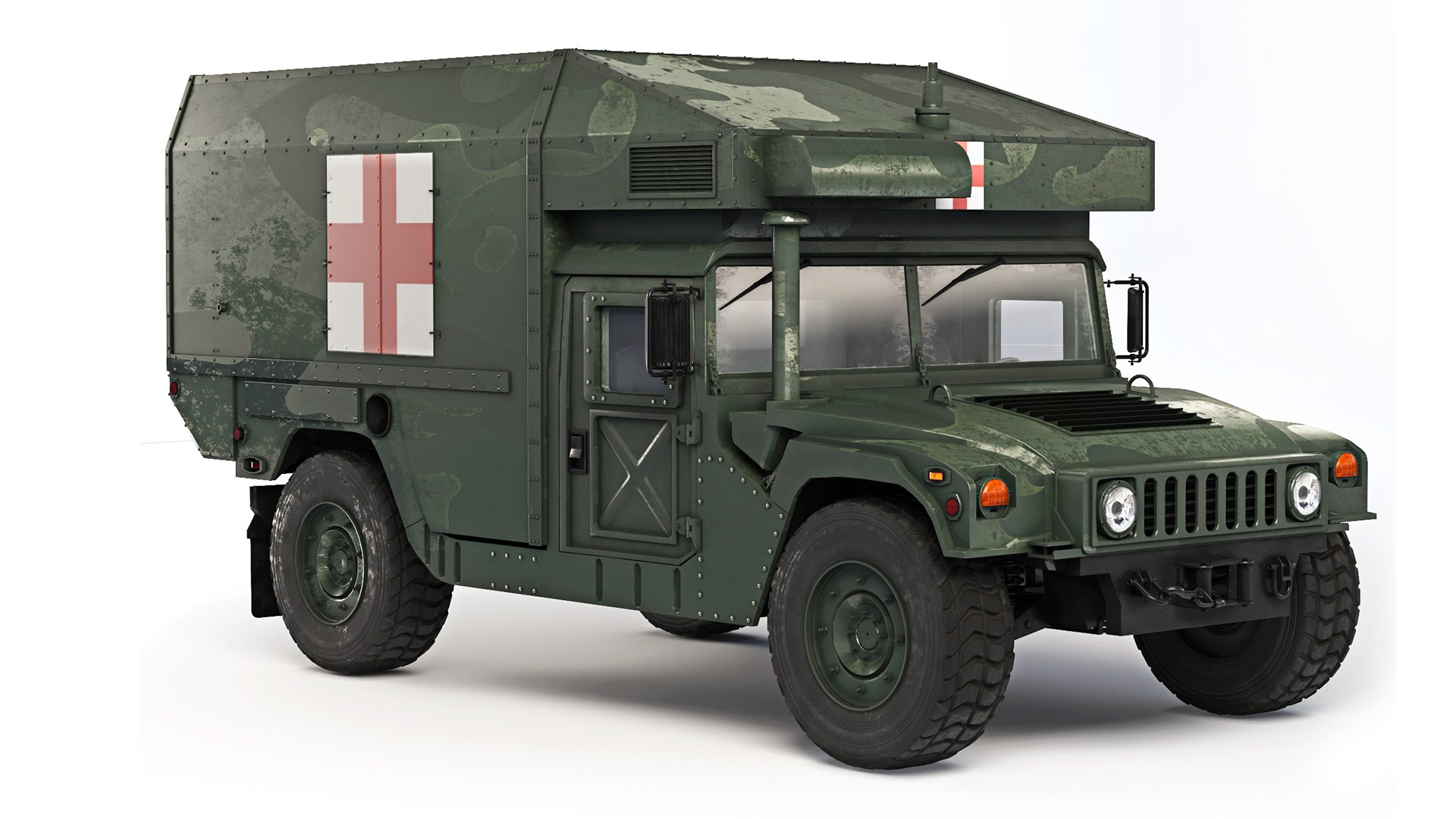 Humvee Military M997A3 Ambulance 2018 3D - TurboSquid 1981922