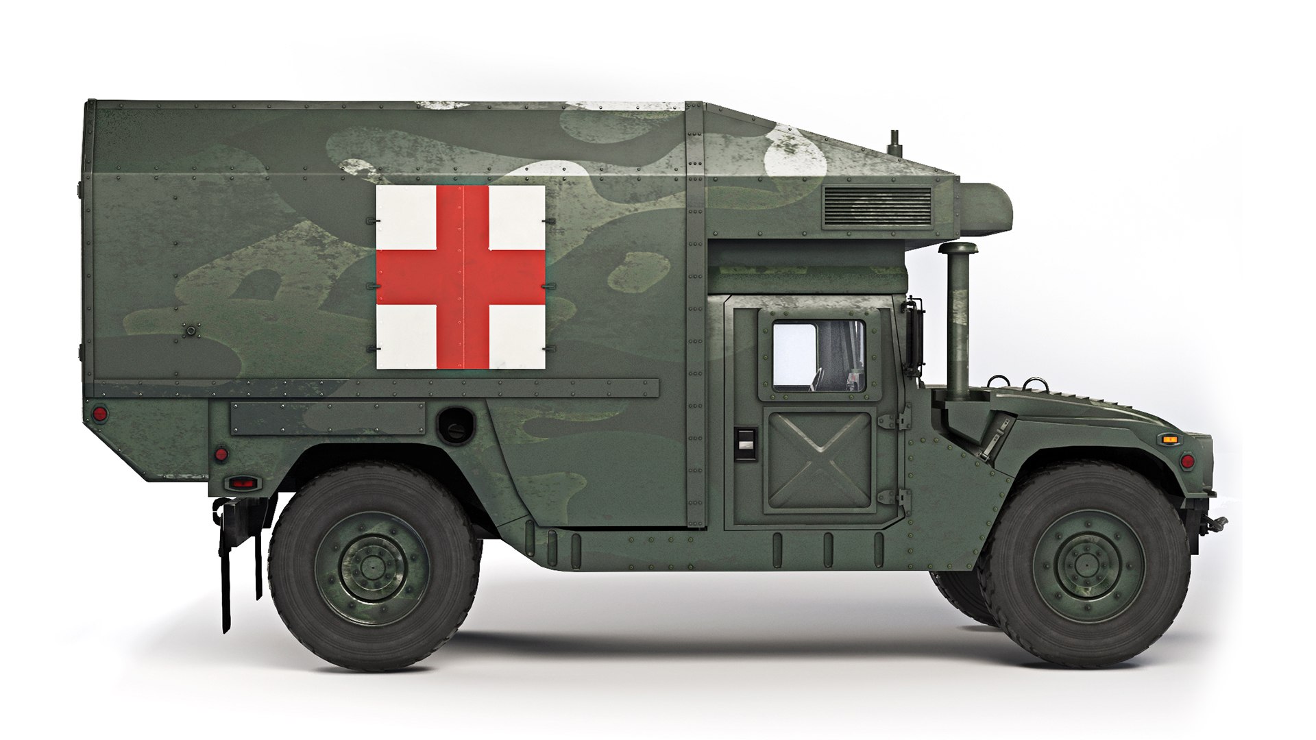 Humvee Military M997A3 Ambulance 2018 3D - TurboSquid 1981922