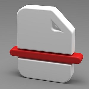 3D file earmark break symbol