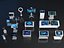 Modern all in one machine display platform Interactive equipment Interactive machine interaction equ