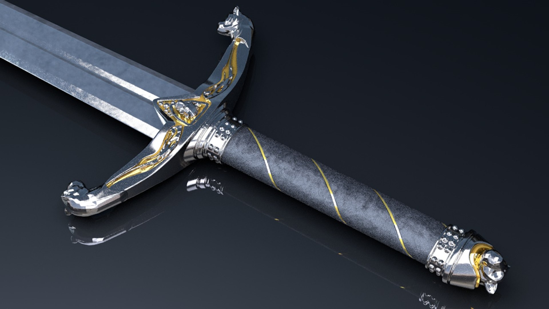 Sword Medieval 3D - TurboSquid 1409477