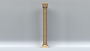 3D Column 008 Gothic model