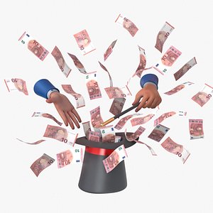 Euro 10 Magic Hat Money